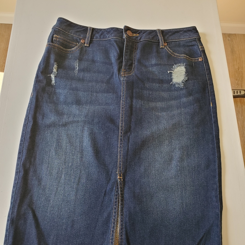 New York and Company skirt jeans NWT